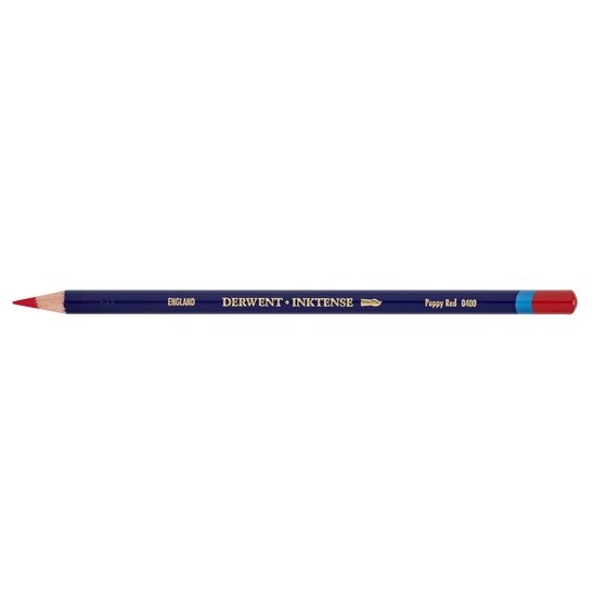 DRW0700906.jpg DERWENT INKTENSE PENCIL 0400 POPPY RED - Image 1