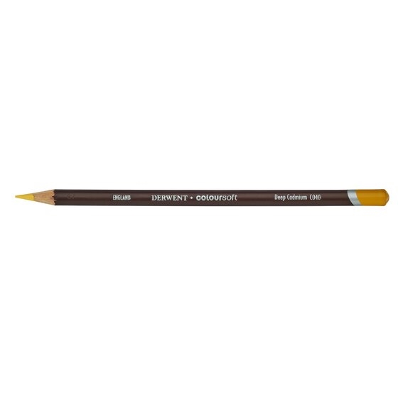 DRW0700956.jpg DERWENT COLOURSOFT PENCIL DEEP CADMIUM C040 - Image 1
