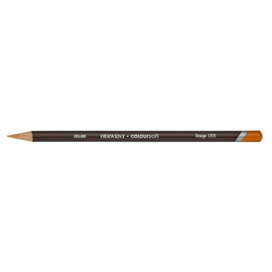 DRW0700959.jpg DERWENT COLOURSOFT PENCIL ORANGE C070 - Image 1