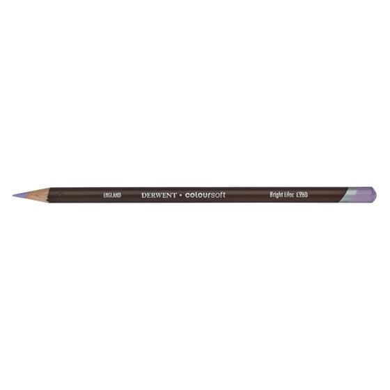 DRW0700978.jpg DERWENT COLOURSOFT PENCIL BRIGHT LILAC C260 - Image 1