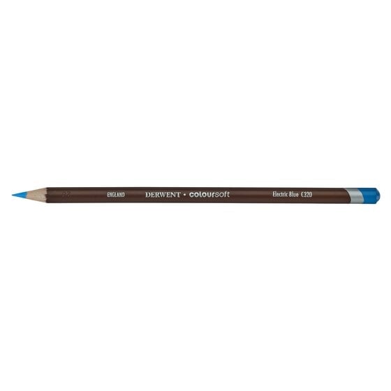 DRW0700984.jpg DERWENT COLOURSOFT PENCIL ELECTRIC BLUE C320 - Image 1