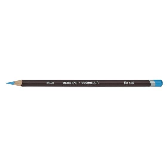DRW0700985.jpg DERWENT COLOURSOFT PENCIL BLUE C330 - Image 1