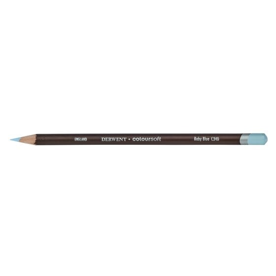 DRW0700986.jpg DERWENT COLOURSOFT PENCIL BABY BLUE C340 - Image 1