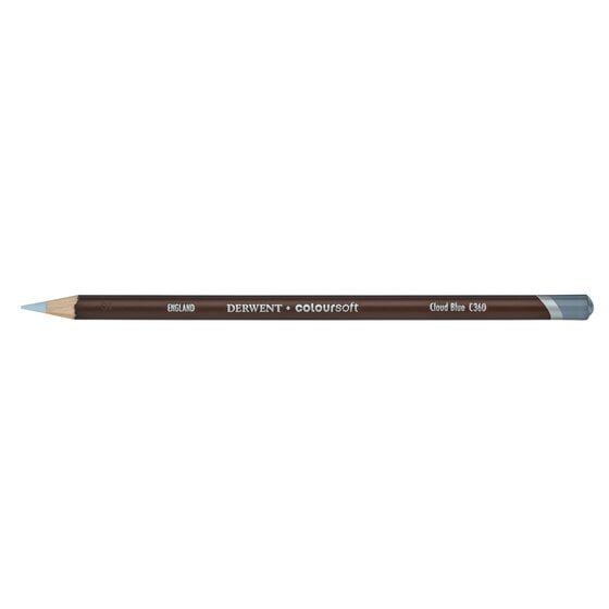 DRW0700988.jpg DERWENT COLOURSOFT PENCIL CLOUD BLUE C360 - Image 1