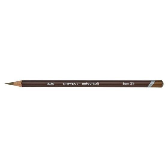 DRW0701003.jpg DERWENT COLOURSOFT PENCIL BROWN C510 - Image 1