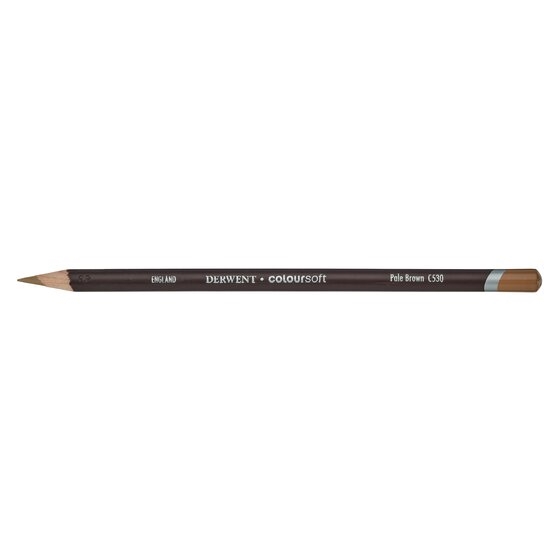 DRW0701005.jpg DERWENT COLOURSOFT PENCIL PALE BROWN C530 - Image 1