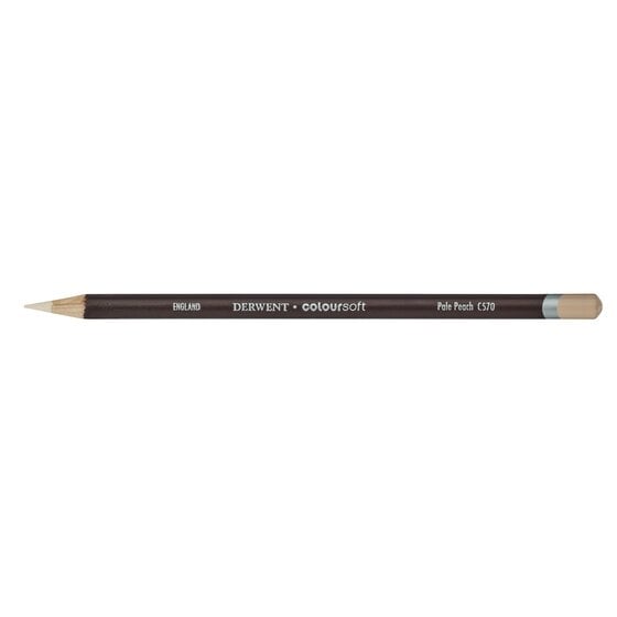 DRW0701009.jpg DERWENT COLOURSOFT PENCIL PALE PEACH C570 - Image 1
