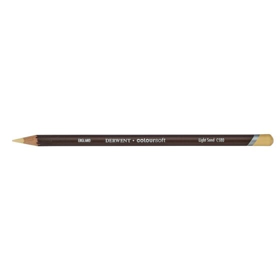 DRW0701010.jpg DERWENT COLOURSOFT PENCIL LIGHT SAND C580 - Image 1