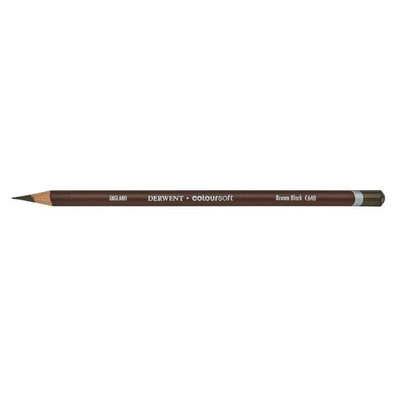 DRW0701016.jpg DERWENT COLOURSOFT PENCIL BROWN BLACK C640 - Image 1