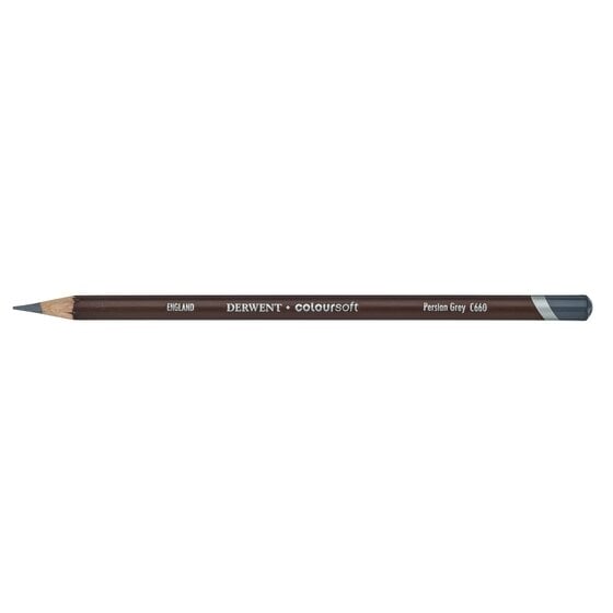 DRW0701018.jpg DERWENT COLOURSOFT PENCIL PERSIAN GREY C660 - Image 1