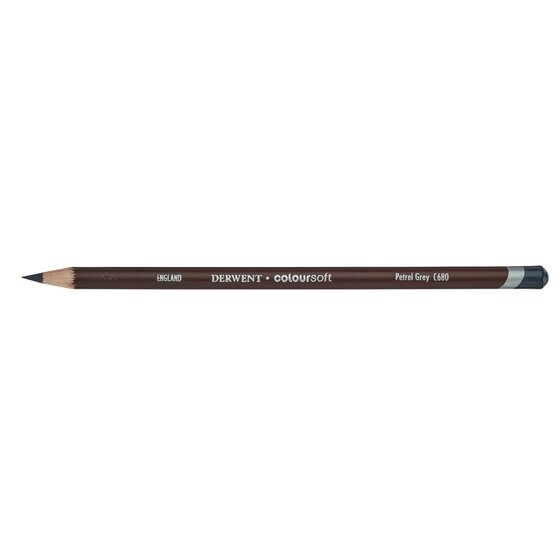 DRW0701020.jpg DERWENT COLOURSOFT PENCIL PETROL GREY C680 - Image 1