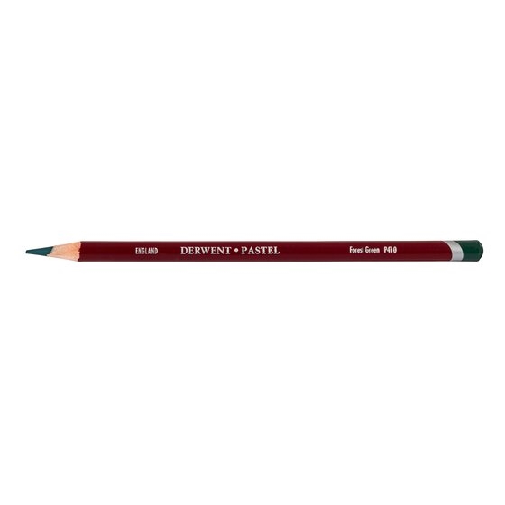 DRW2300270.jpg DERWENT PASTEL PENCIL FOREST GREEN P410 - Image 1
