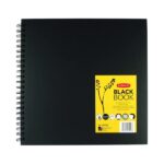DERWENT BLACK SKETCHBOOK [SPIRAL] 12X12IN/30X30CM 200G 40SH
