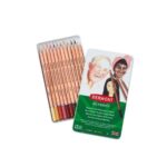 DERWENT ACADEMY WATERCOLOUR PENCIL SKINTONES [12] TIN