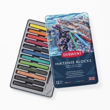 DERWENT INKTENSE BLOCK [12] TIN