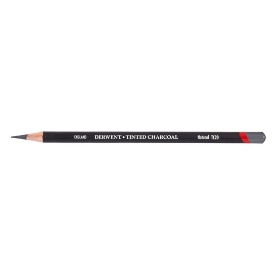 DRW2301684.jpg DERWENT TINTED CHARCOAL PENCIL NATURAL TC20 - Image 1