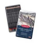 DERWENT TINTED CHARCOAL PENCIL [12] TIN
