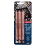 DERWENT METALLIC PENCIL TRADITIONAL [6] BLISTER