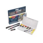 DERWENT LINE+WASH PAINT PAN {12} SET