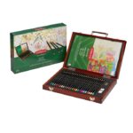 DERWENT ACADEMY COLOUR PENCIL WOODEN BOX 27PCS SET