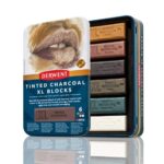 DERWENT XL TINTED CHARCOAL BLOCK [6] TIN