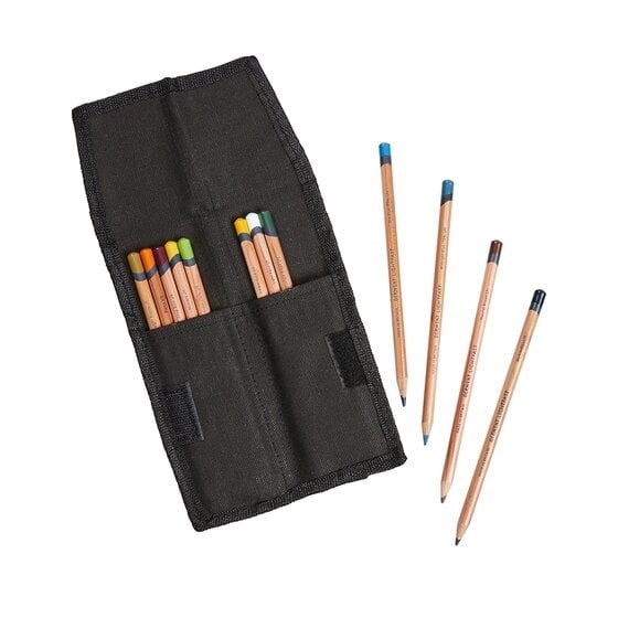 DRW2306221.jpg DERWENT POCKET PENCIL WRAP CASE BLACK - Image 1