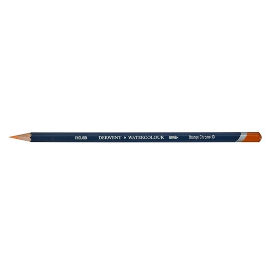 DRW32810.jpg DERWENT WATERCOLOUR PENCIL ORANGE CHROME 10 - Image 1
