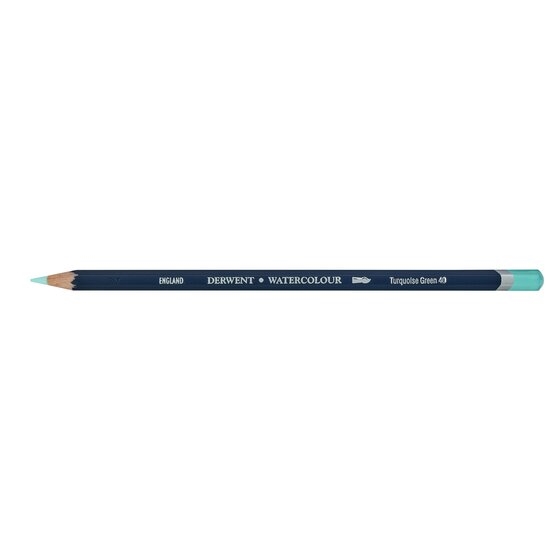 DRW32840.jpg DERWENT WATERCOLOUR PENCIL TURQUOISE GREEN 40 - Image 1