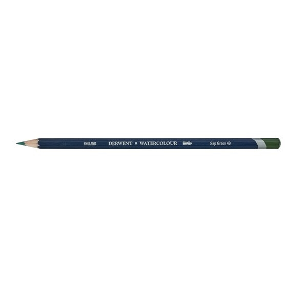 DRW32849.jpg DERWENT WATERCOLOUR PENCIL SAP GREEN 49 - Image 1