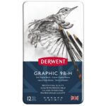 DERWENT GRAPHIC PENCIL SOFT [12] TIN