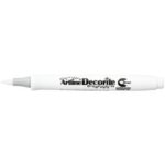 ARTLINE DECORITE BRUSH MARKER WHITE