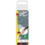 EBERHARD FABER TATTOO MARKERS 0.5MM 4PCS + STENCIL