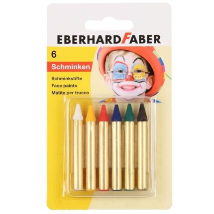 EBERHARD FABER FACE PAINTS 6 COLOURS MINI