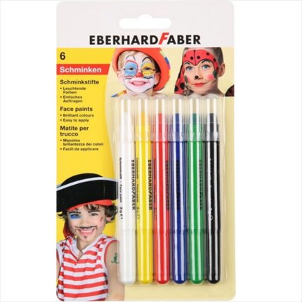 EBERHARD FABER FACE PAINTS 6 COLOURS MAXI