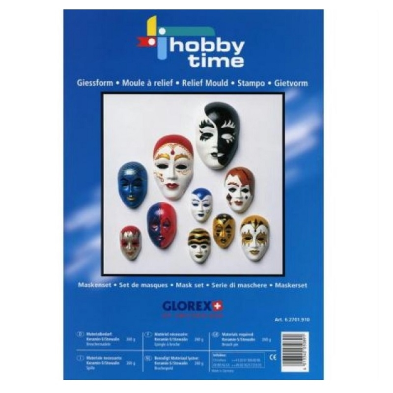 EF62701910.jpg CASTING MOULD MASKS 10PCS SET - Image 1