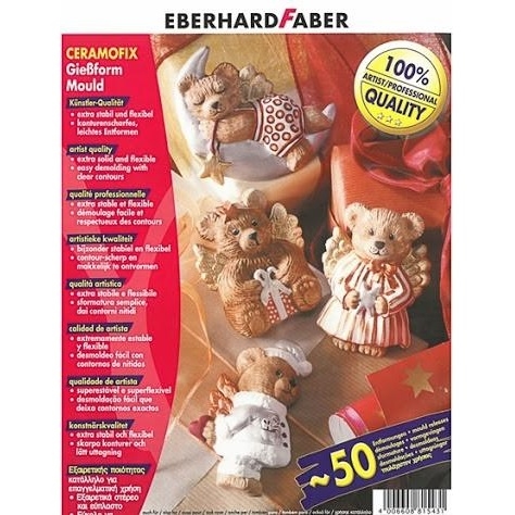 EF874230.jpg EBERHARD FABER CASTING MOULD CHRISTMAS BEARS - Image 1