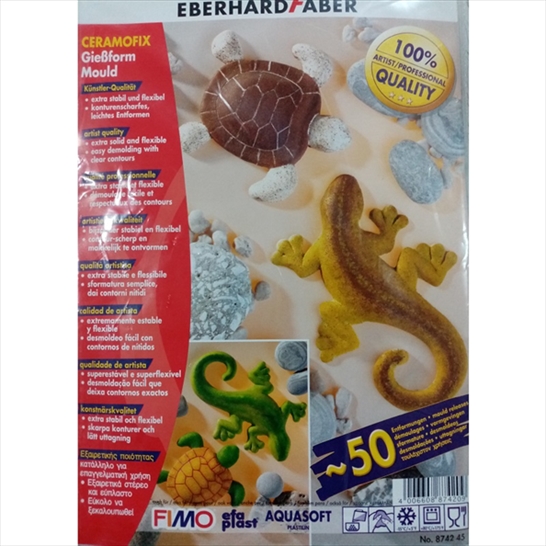 EF874245.jpg EBERHARD FABER CASTING MOULD LIZARD+TURTLE - Image 1