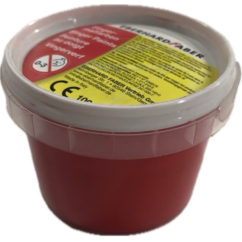 EF8801-2.jpg EBERHARD FABER MALI FINGER PAINT 100ML RED - Image 1