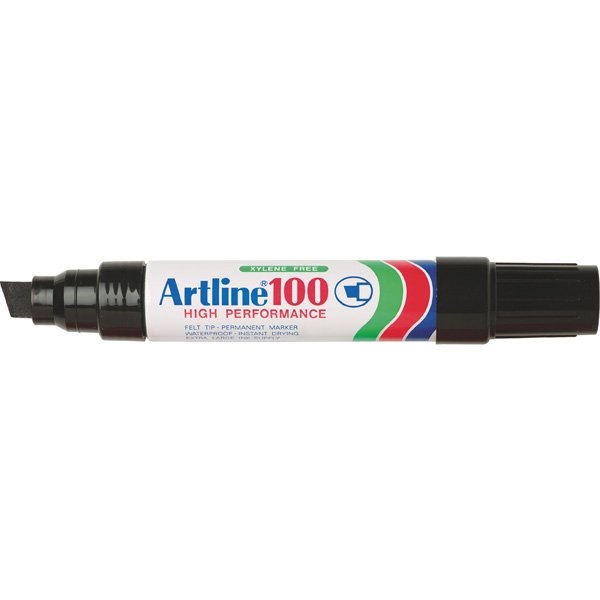 EK-100BLK.jpg ARTLINE 100 PERMANENT MARKER BLACK - Image 1