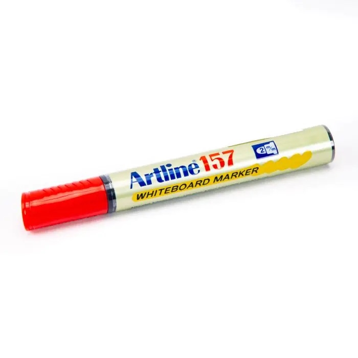 EK-157RD.jpg ARTLINE 157 WHITEBOARD MARKER RED - Image 1