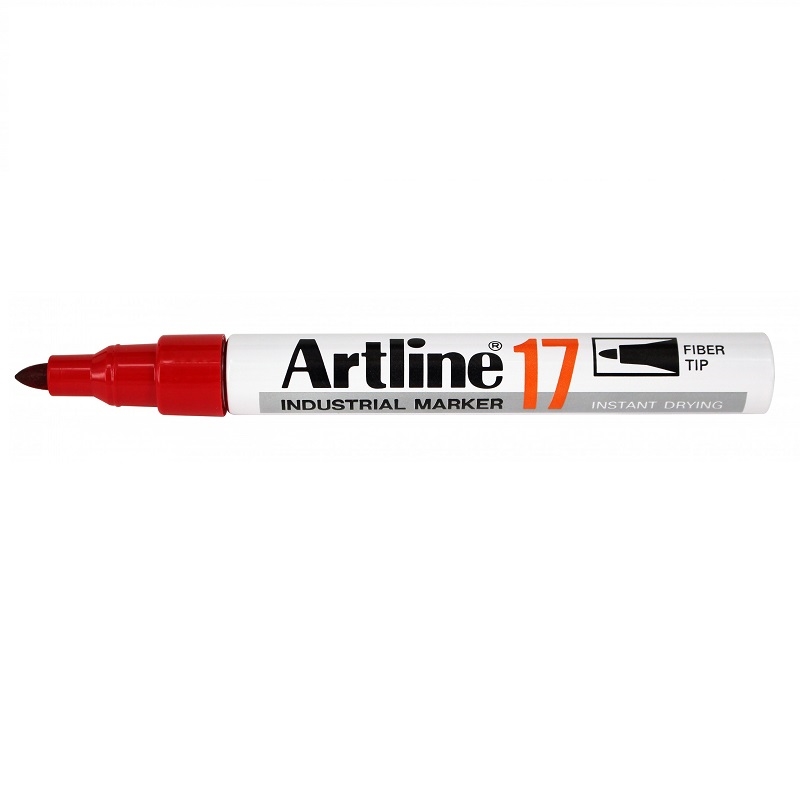 EK-17R.jpg ARTLINE 17 INDUSTRIAL PERMANENT MARKER RED - Image 1
