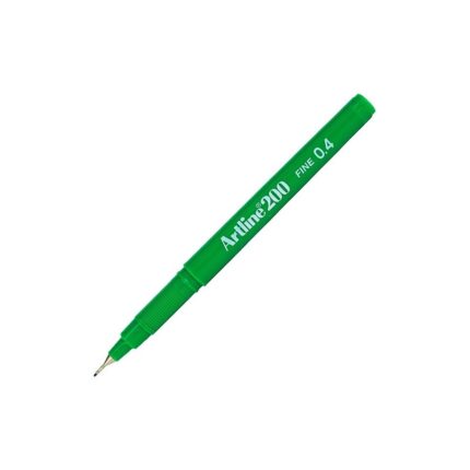 ARTLINE 200 FINELINER PEN 0.4MM GREEN