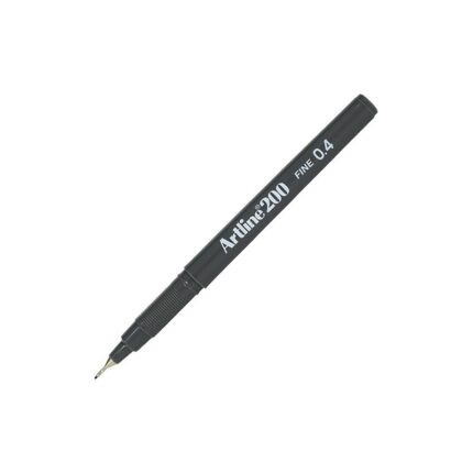 ARTLINE 200 FINELINER PEN 0.4MM GREY