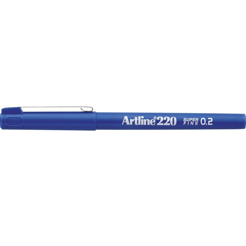 EK-220BL.jpg ARTLINE 220 FINELINER PEN 0.2MM BLUE - Image 1