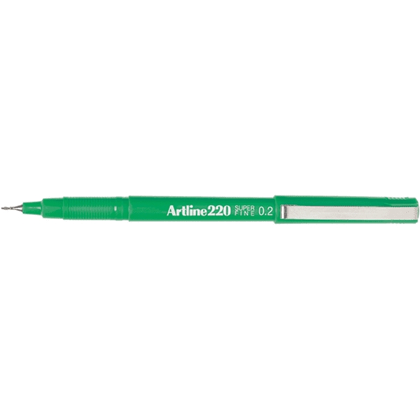 EK-220GR.jpg ARTLINE 220 FINELINER PEN 0.2MM GREEN - Image 1