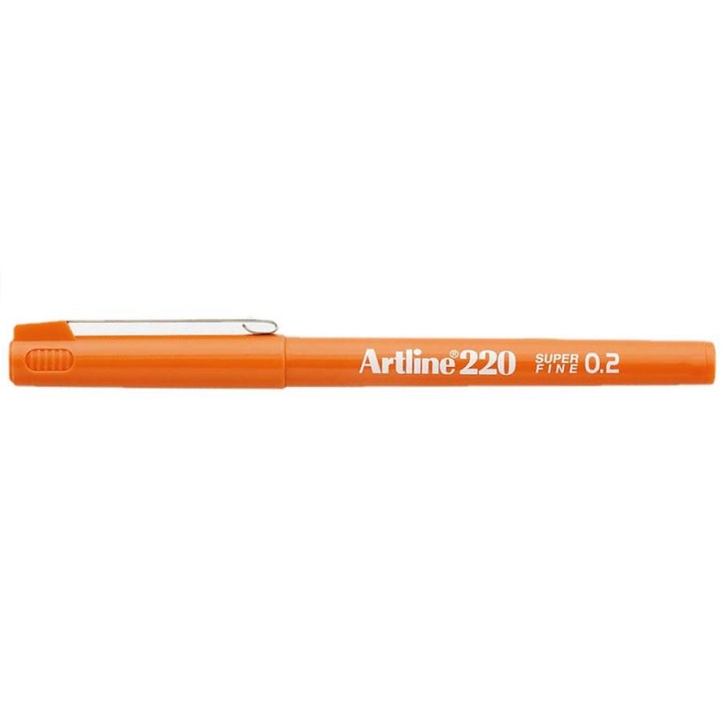 EK-220OR.jpg ARTLINE 220 FINELINER PEN 0.2MM ORANGE - Image 1