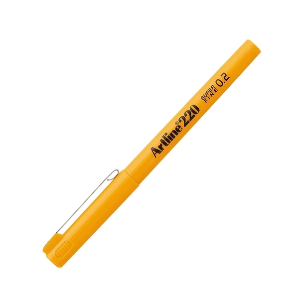 EK-220Y.jpg ARTLINE 220 FINELINER PEN 0.2MM YELLOW - Image 1