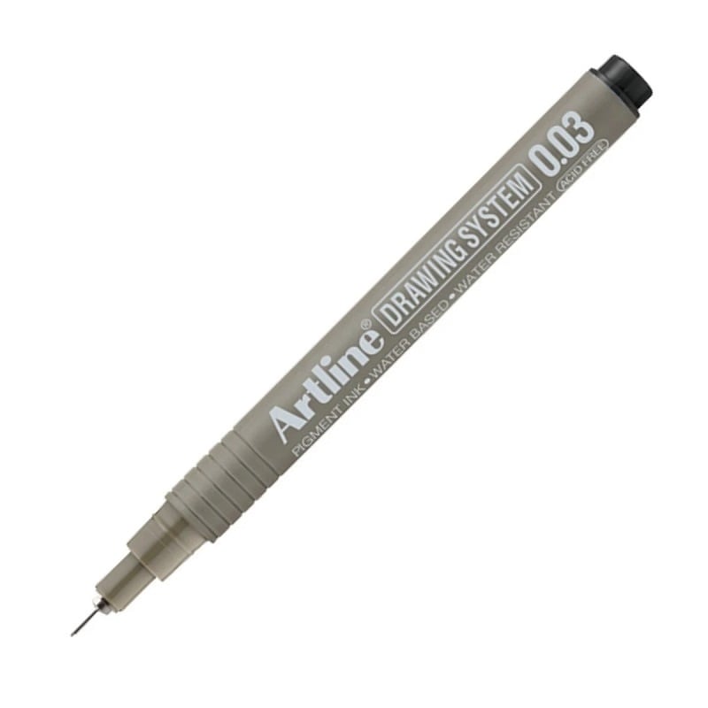 EK-2303BLK.jpg ARTLINE DRAWING SYSTEM PEN 0.03MM BLACK - Image 1
