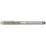 ARTLINE DRAWING SYSTEM PEN 0.3MM BLUE