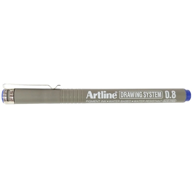 EK-238BL.jpg ARTLINE DRAWING SYSTEM PEN 0.8MM BLUE - Image 1